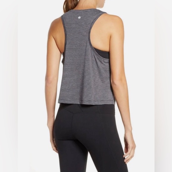 Zella Work For It Stripe Tank Top - Picture 2 of 5